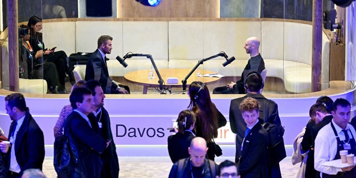 Dejvid Bekam u Davosu