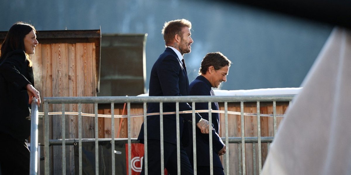 Dejvid Bekam u Davosu