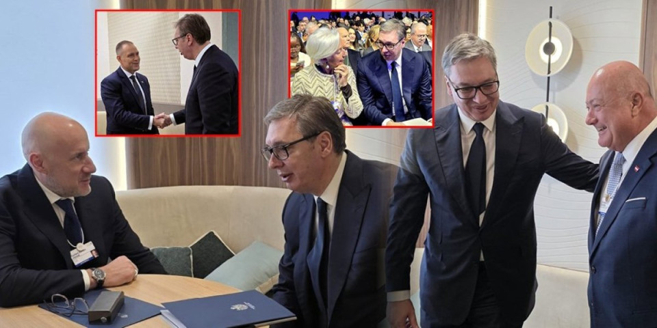 Važni susreti u Davosu: Vučić na Svetskom ekonomskom forumu - učestvuje rekordan broj političkih lidera (FOTO)