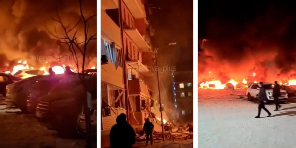 Stravičan snimak iz Rusije: Projektil pokosio stambeni blok, među povređenima i dete! (VIDEO)