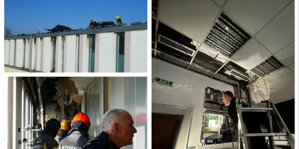 (FOTO) Prljavi spin tajkunskih medija: Ovo su objavili o požaru u TOK sa samo jednim ciljem