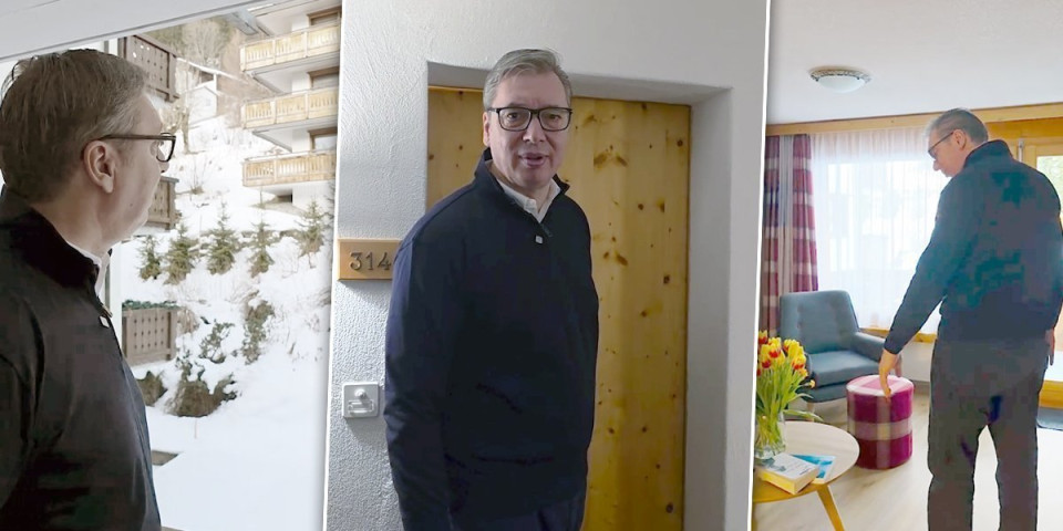 Vučić iz Davosa poručio: "Najlepše je u Srbiji, jedva čekam povratak u Beograd" (VIDEO)