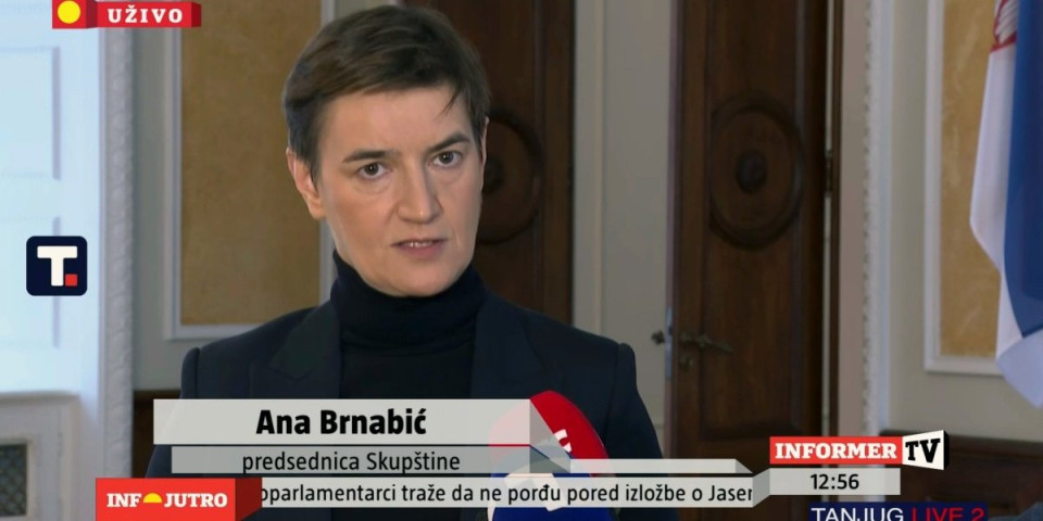 Stravično je da im smeta Jasenovac: Brnabić o skandaloznom zahtevu Tonina Picule