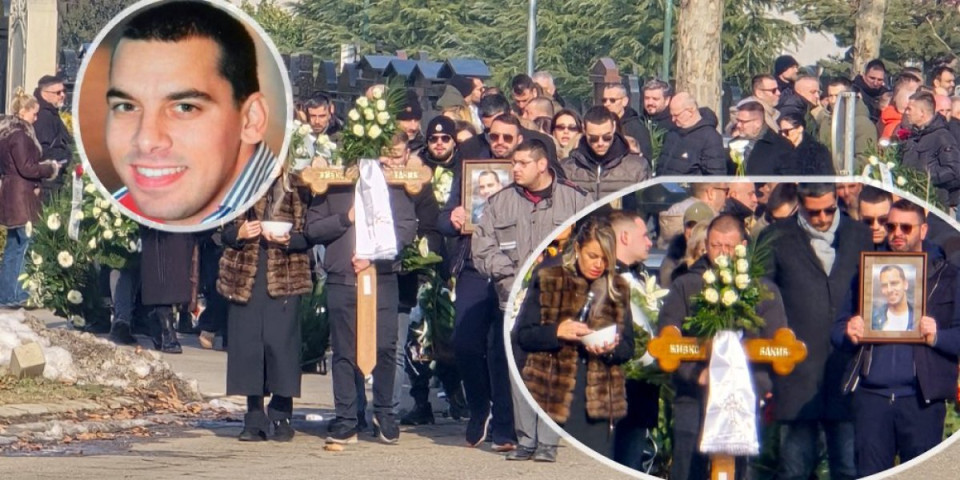 Sahranjen Živko Bakić: Plave ruže i "Tiho, noći" kao poslednji pozdrav vođi "balkanskog kartela" (FOTO/VIDEO)