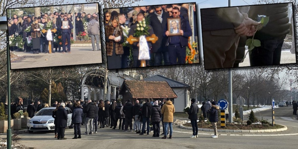 Otac Marka Miljkovića na sahrani Živka Bakića! Evo sa kim je došao