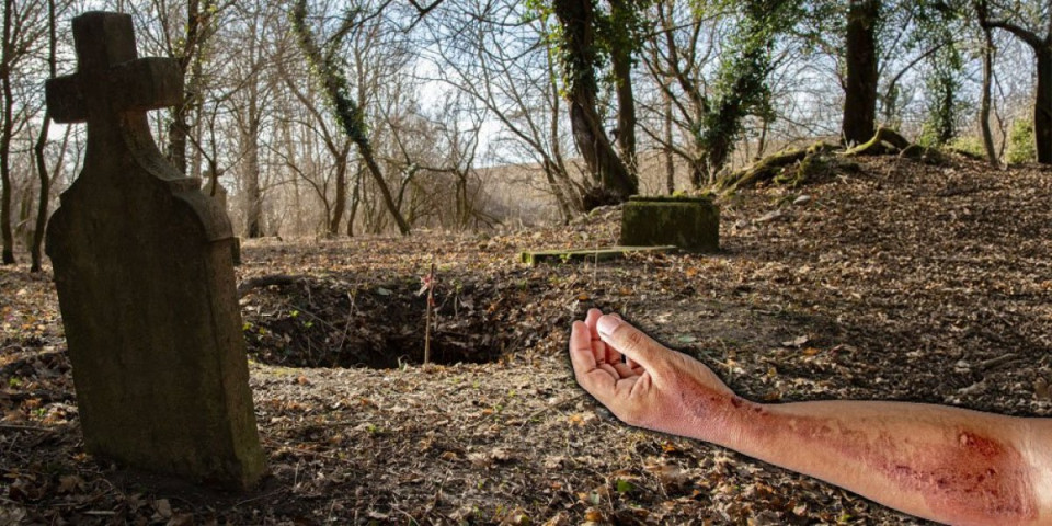 Morbidno: Pljačkaš groba otkinuo ruku pokojnika i ostavio je pored kovčega