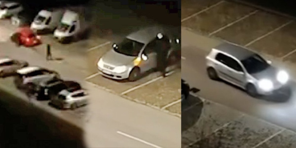 Vandalizam u Novom Sadu: Uništio parkiran auto pa pobegao