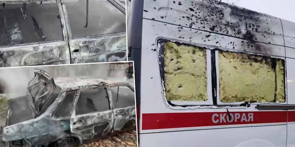 Ukrajina udarila na kola hitna pomoći! Novi napad na civilne ciljeve: Četiri osobe teško povređene (VIDEO)