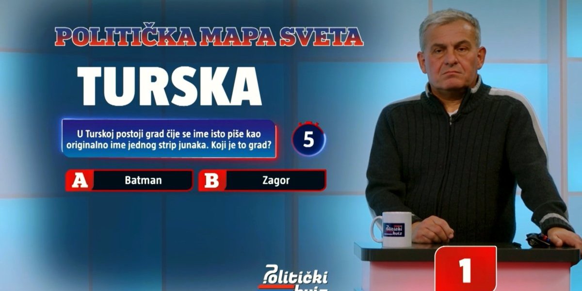 Bojan u igri "Politička mapa sveta"