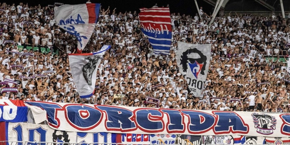Dok je Hajduk gubio, "torcida" je pevala navijačima Zvezde - Nastavlja se haos posle tuče u Tuzli (VIDEO)