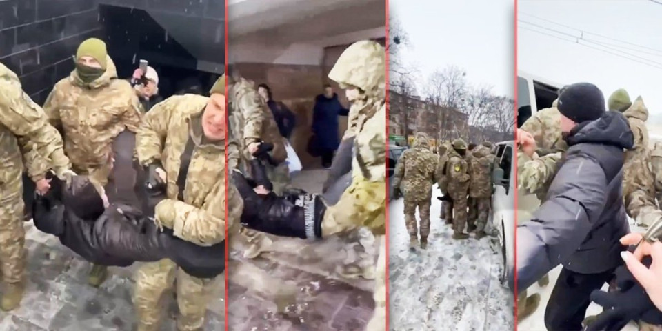 Horor snimci iz Ukrajine potresli svet: Šta ovo rade mladićima?! Jezive scene teraju suze na oči (VIDEO)