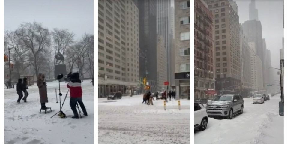 (VIDEO) Pogledajte kako izgledaju ulice Njujorka: Šta će sad blokaderi da kažu?!