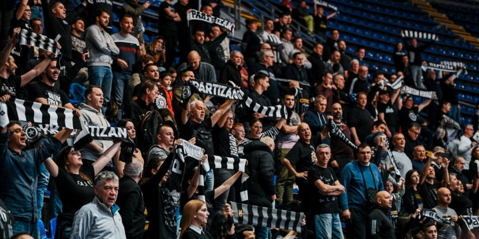 Šok za Partizan: Crno-beli ovako slabu posetu nisu imali 16 godina