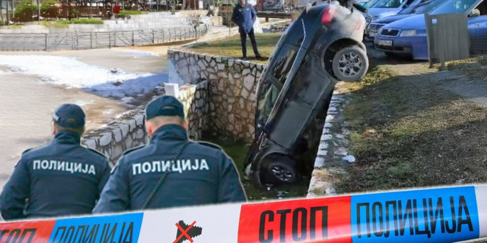 Kako je ovo uspeo? Autom sleteo s puta i završio pored reke - Drama u Raškoj (FOTO)