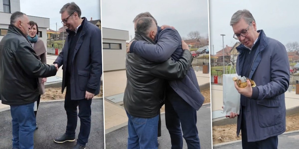 Predsednik objavio snimak koji dira pravo u srce: Najemotivniji trenutak iz Velike Drenove (VIDEO)