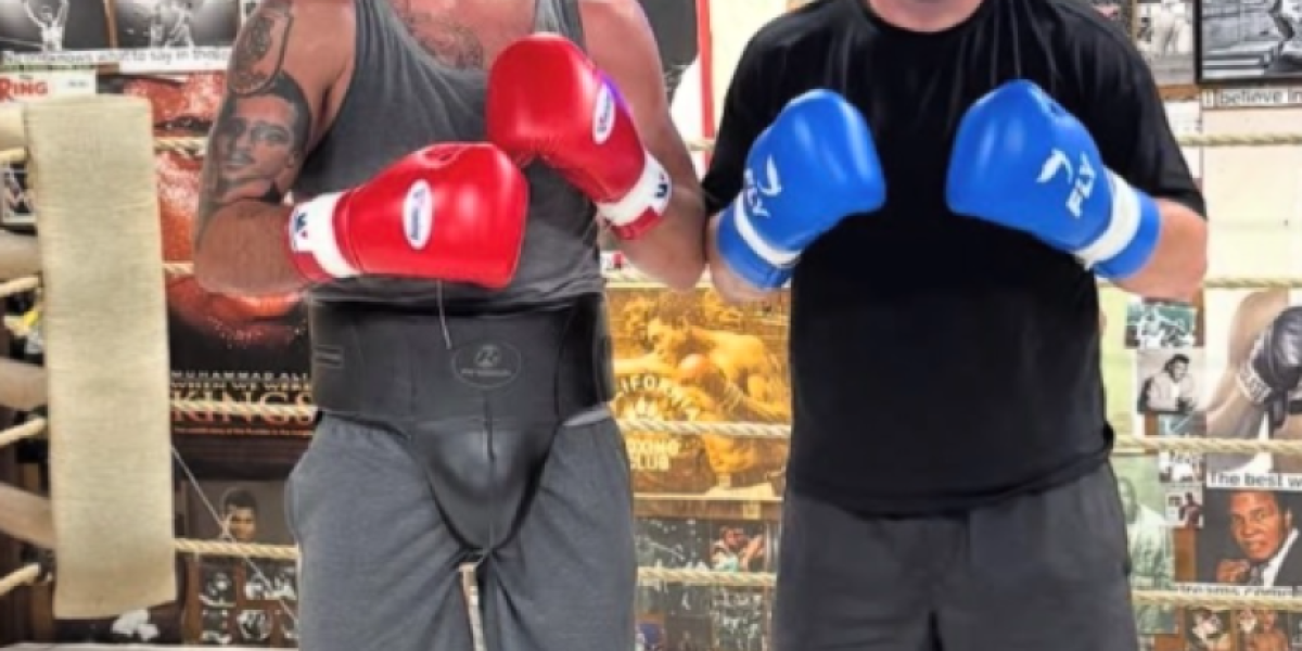 Veljko Ražnatović sa sparing partnerom