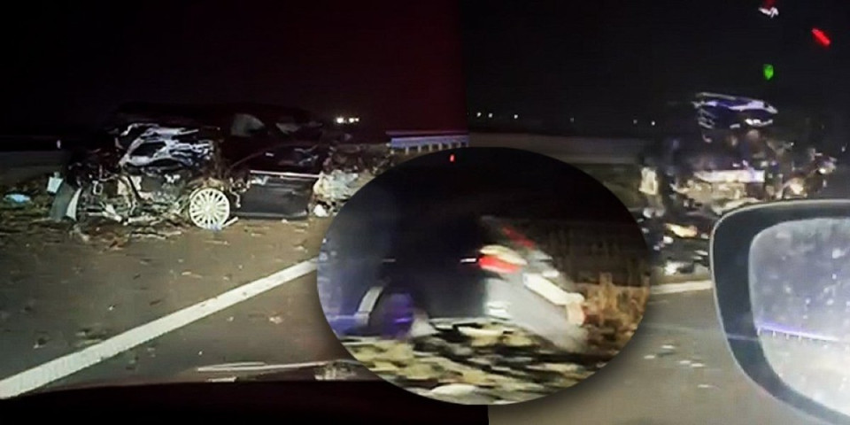 Haos kod Bačke Tople: Vozio u kontra smeru, izazvao lančani sudar, saobraćaj obustavljen (VIDEO)