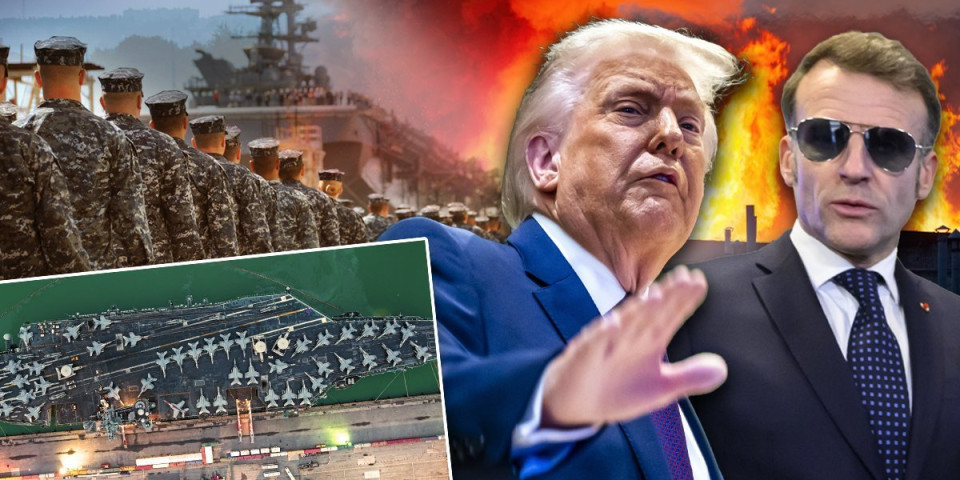 (VIDEO) Šta radi Tramp dok armada juri ka Iranu?! Najavio rat, pa ismejao Makrona, a onda saopštio još gore vesti
