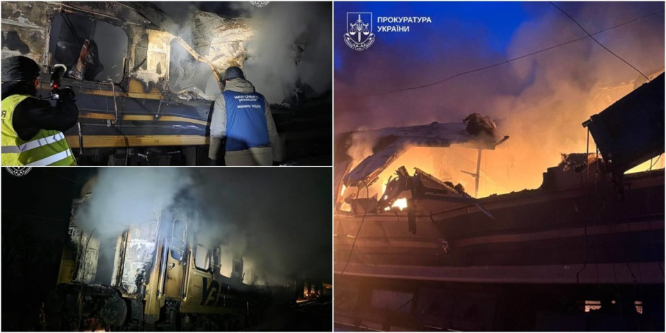 (VIDEO) Rusi bez milosti spržili voz sa 291 putnikom! Hitno se oglasio Zelenski  - udar je bio stravičan, svet mora da reaguje