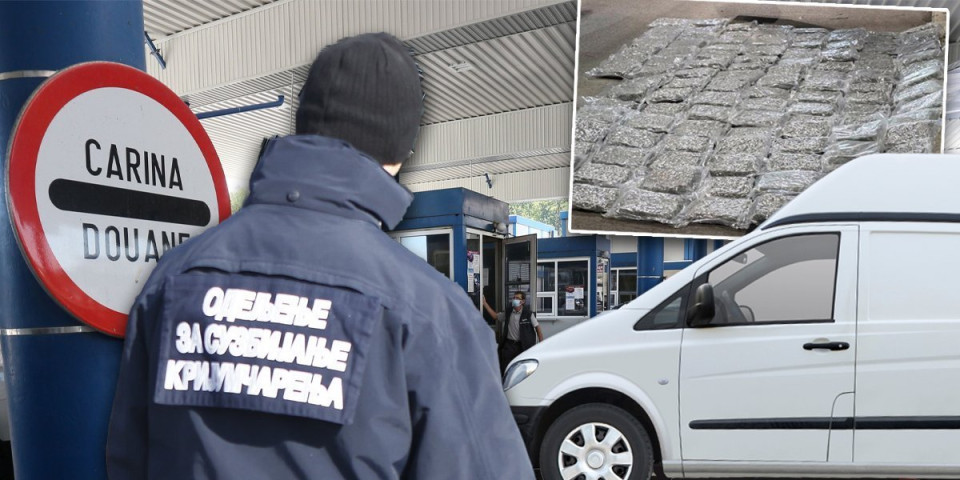 Graničari razbili švercerski lanac na Jabuci: Pronađena droga u duplom podu kombija