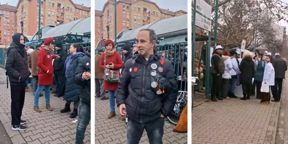 Sramota usred dana: Blokaderi ometaju SNS aktiviste na terenu - jednoumlje na delu (VIDEO)