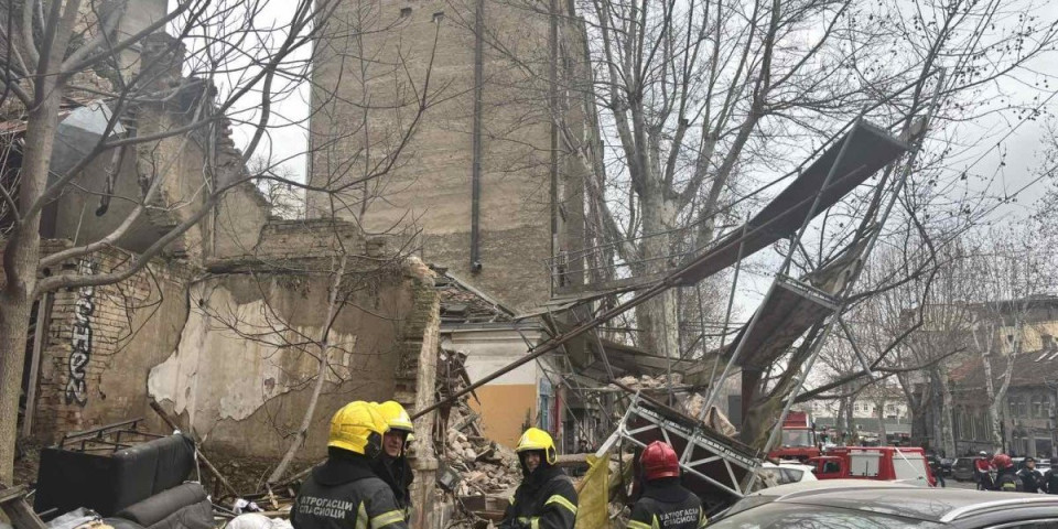 Užas u centru Beograda: Srušila se stara zgrada
