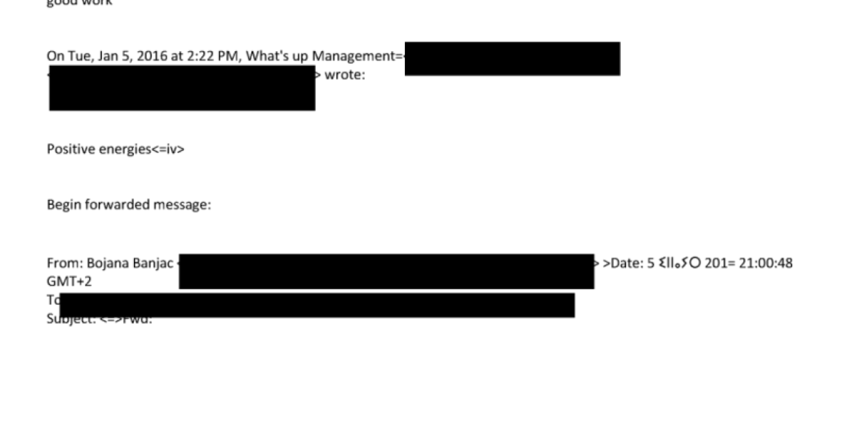 Bojana Banjac u Epstinovim fajlovima