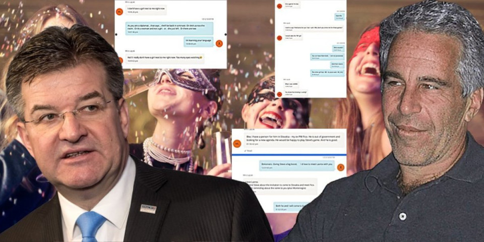 Šokantna prepiska Epstina i Lajčaka srušila zapalila svet! Isplivale poruke o devojčicama i "ruskom izvozu" (FOTO)