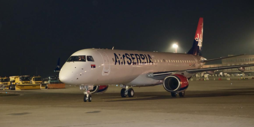 Preleteo Atlantik i stigao u Beograd: Novi avion u floti Er Srbije