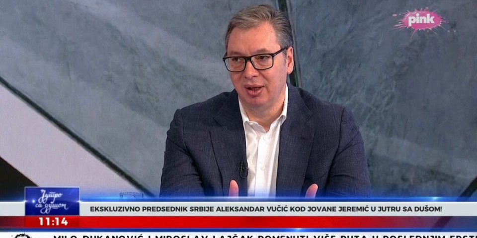 "Navijaju za smrt i nesreću ljudi jer ih to dovodi do fotelje": Vučić o svim aktuelnostima na TV Pink