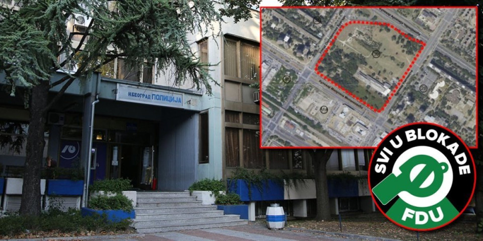 Skandal nad skandalima! Blokaderi sa FDU hoće da zabrane MUP-u gradnju zgrade (FOTO)