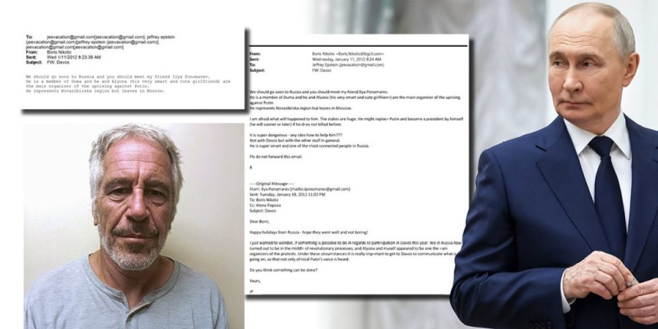 Epstin po svaku cenu hteo "termin" kod Putina? Oglasio se Kremlj!