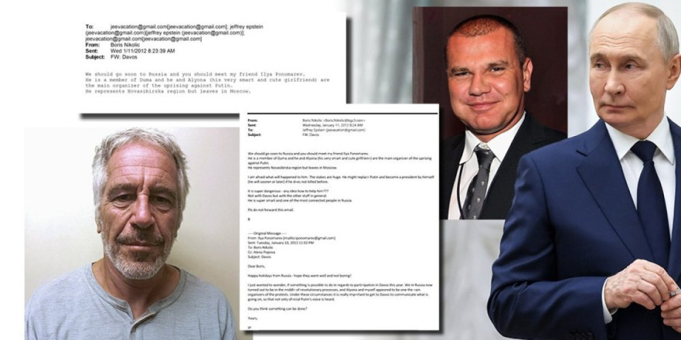 Hrvat i Epstin pokušali zajedno da svrgnu Putina?! Evo preko koga su hteli to da urade - Šok prepiske isplivale, ovo je kraj (FOTO)
