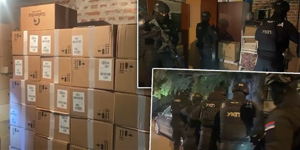 Ne znaju šta ih je snašlo! Njih dvojica "štekali" 500.000 tableta Bensedina i Rivotrila u garaži u Zemun polju (VIDEO)