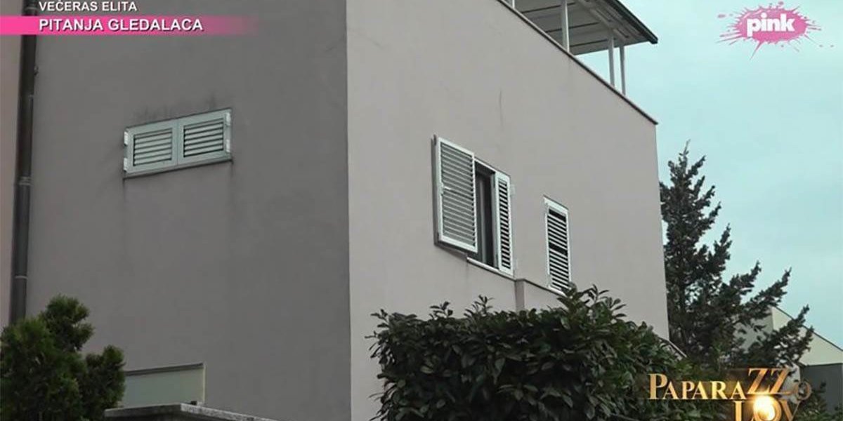 Kuća Zdravka Čolića na koju je bačena bomba