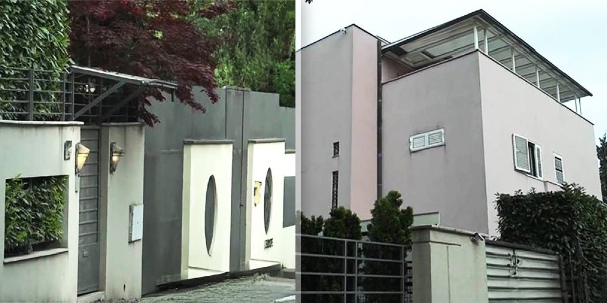 Kuća Zdravka Čolića nakon bačene bombe