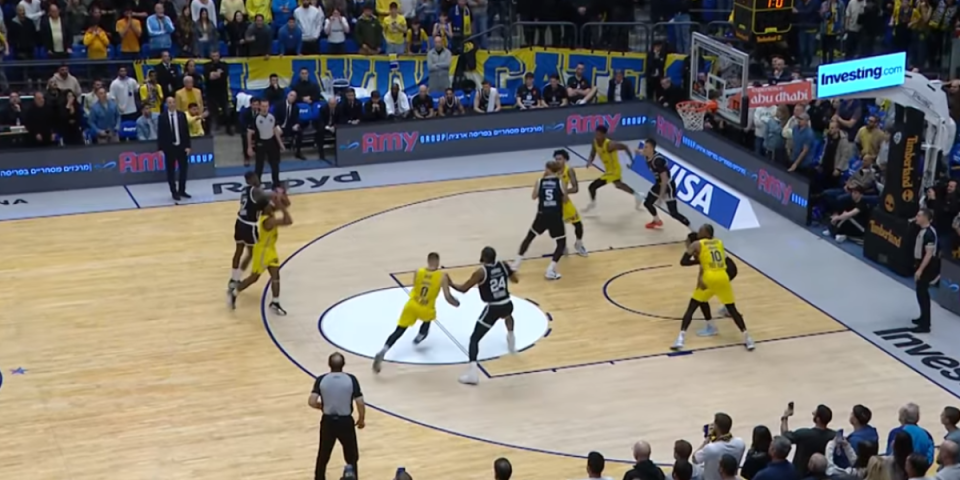 Partizan oštećen protiv Makabija? Bura na mrežama, morate ovo da vidite (VIDEO)