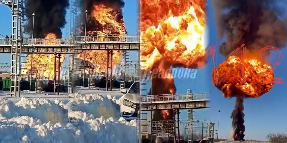 (VIDEO) Monstruozna eksplozije u Rusiji! Ogromna vatrena pečruka se nadvila nad gradom - narod u panici, šta se ovo dogodilo?