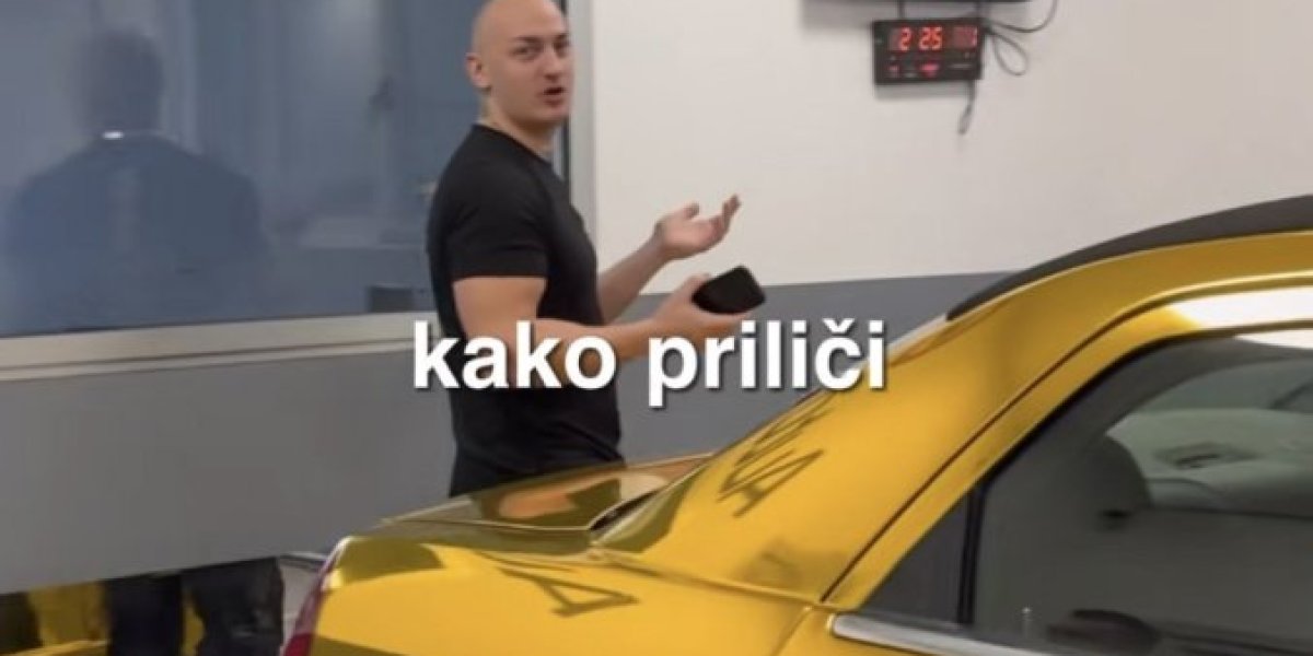 Desingericina zlatna limuzina