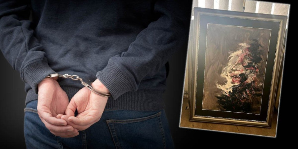 Ukrali skupocenu sliku poznatog umetnika: Uhapšeni Beograđanin i Ukrajinka (FOTO)