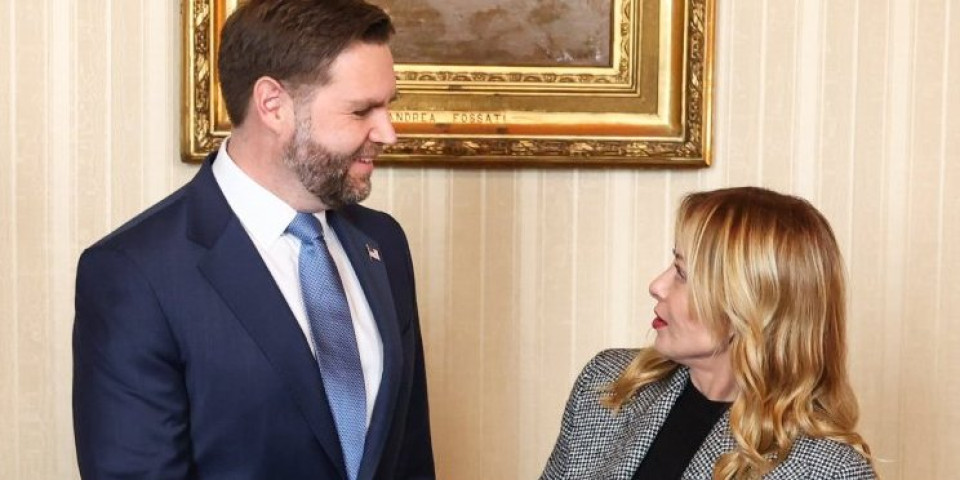 Bruka i sramota u Italiji: Tim Džej Di Vensa napravio skandal decenije, Đorđa Meloni na udaru Amerikanaca! (FOTO)