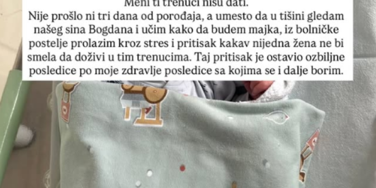 Saopštenje Milice Todorović