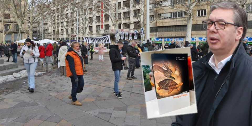 Blokaderi plan i program prepisali iz Ezopove basne: Narodni poslanik otkrio neverovatnu stvar - na kraju priče je Vučić