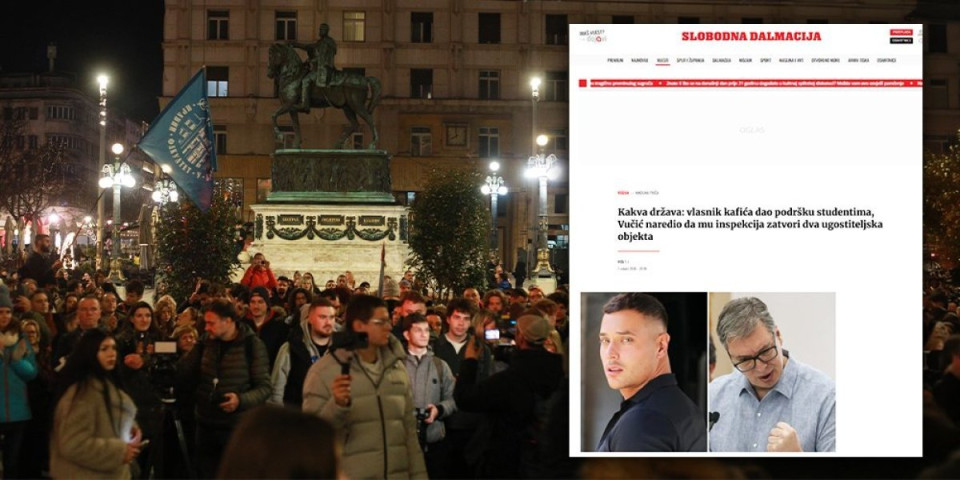Dokaz da hrvatski i "domaći" mediji rade na rušenju države: U izmišljenoj aferi krive Vučića da zatvara kafiće u Velikoj Plani