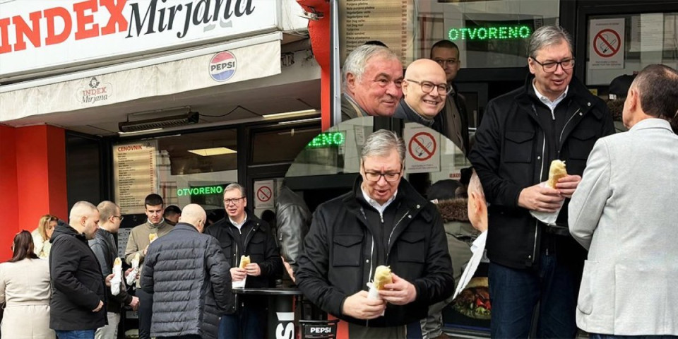 "Sendviči vam imaju dodatak krvi": Bolest ne bira - Počeli monstruozni napadi blokadera na lokal u kom je jeo Vučić