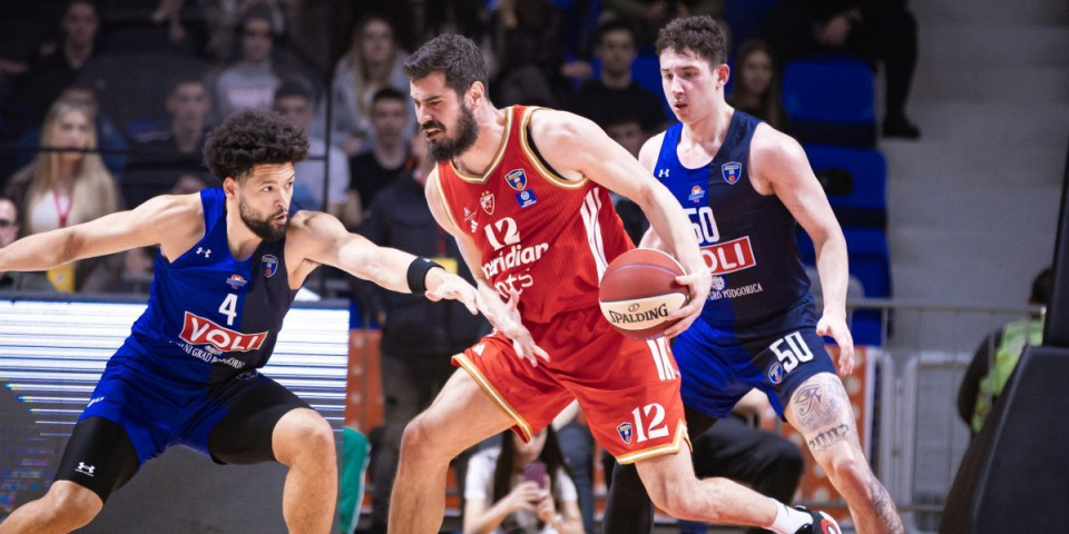 Zvezda pobedom u Morači zatvorila prvi deo ABA lige: Budućnost propustila veliku šansu pred plej-of