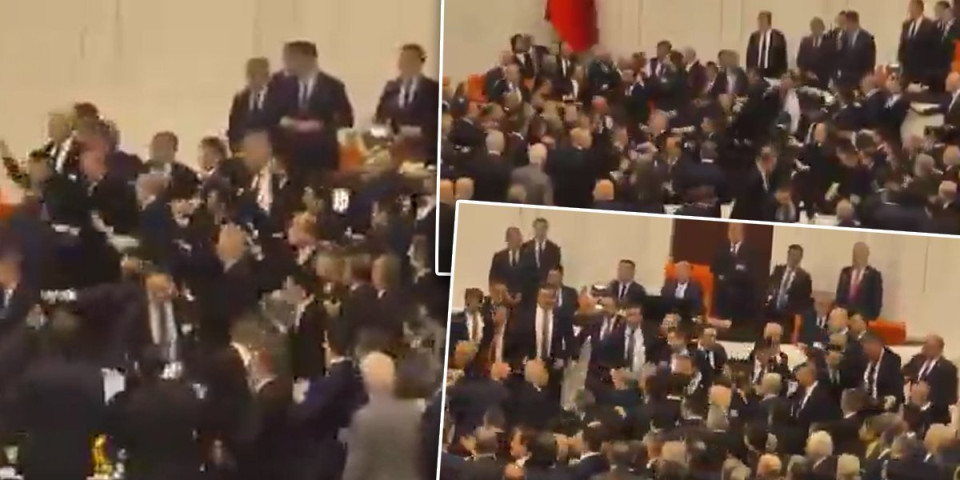 (VIDEO) Sveopšta tuča u Parlamentu! Sevale pesnice, poslaniku polomljen nos - kamere zabeležile šokantne scene