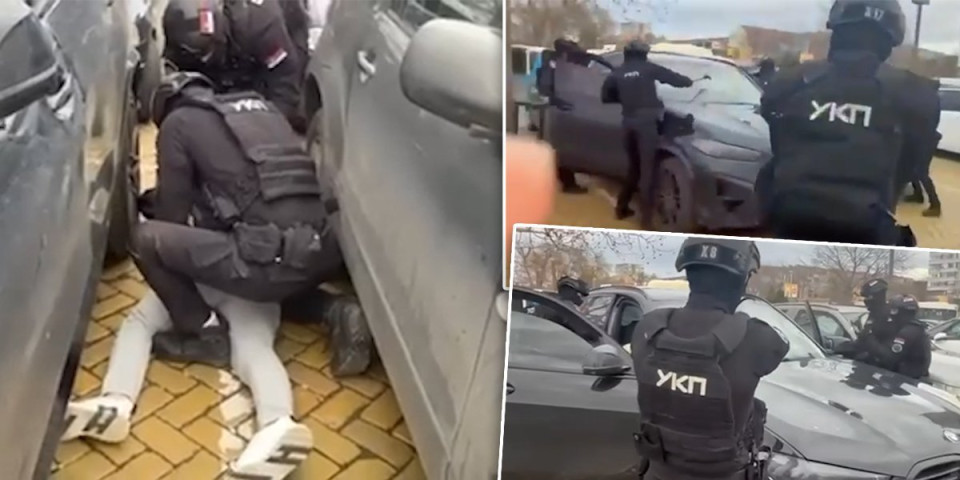 Uhapšen još jedan član "vračarskog klana": Pripadnici UKP razvaljivali džip da ga izvuku VIDEO)