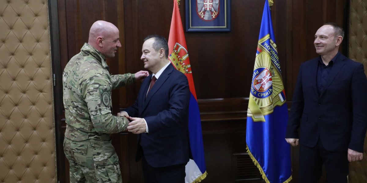 SAJ i Žandarmerija na prijemu kod Ivice Dačića
