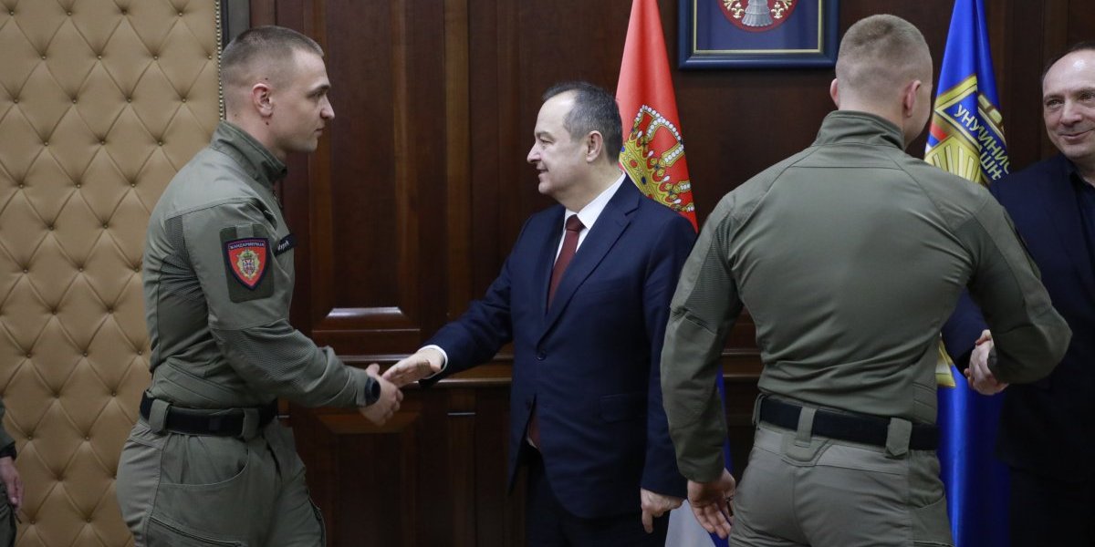 SAJ i Žandarmerija na prijemu kod Ivice Dačića